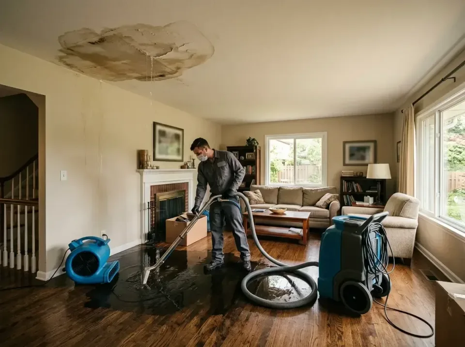 attic-pipe-burst-ceiling-drip-008 — frequently asked questions, Water Damage Restoration & Carpet Care in Culpeper, VA